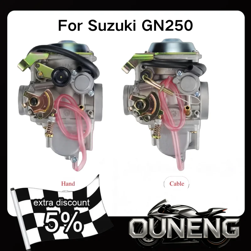 

Motorcycle Carburetor For Suzuki GN250 GN300 Dr250 Compatible Yamaha Sr250 Roketa JS400-7 HS400 Scout 300CC-400CC Engine Carb