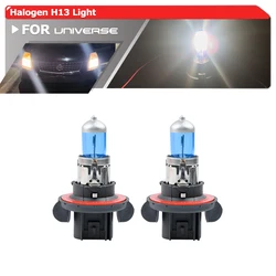 Pair 9008 H13 P26.4t 65/55W Halogen Bulbs Hi/Lo Dual Beam For Car Moto Headlight Fog Lights Parking Daytime Running Light