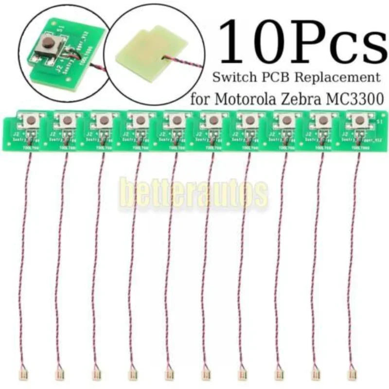 10Pcs Trigger Switch PCB Replacement for Symbol MC330K-G MC3300 Series Parts