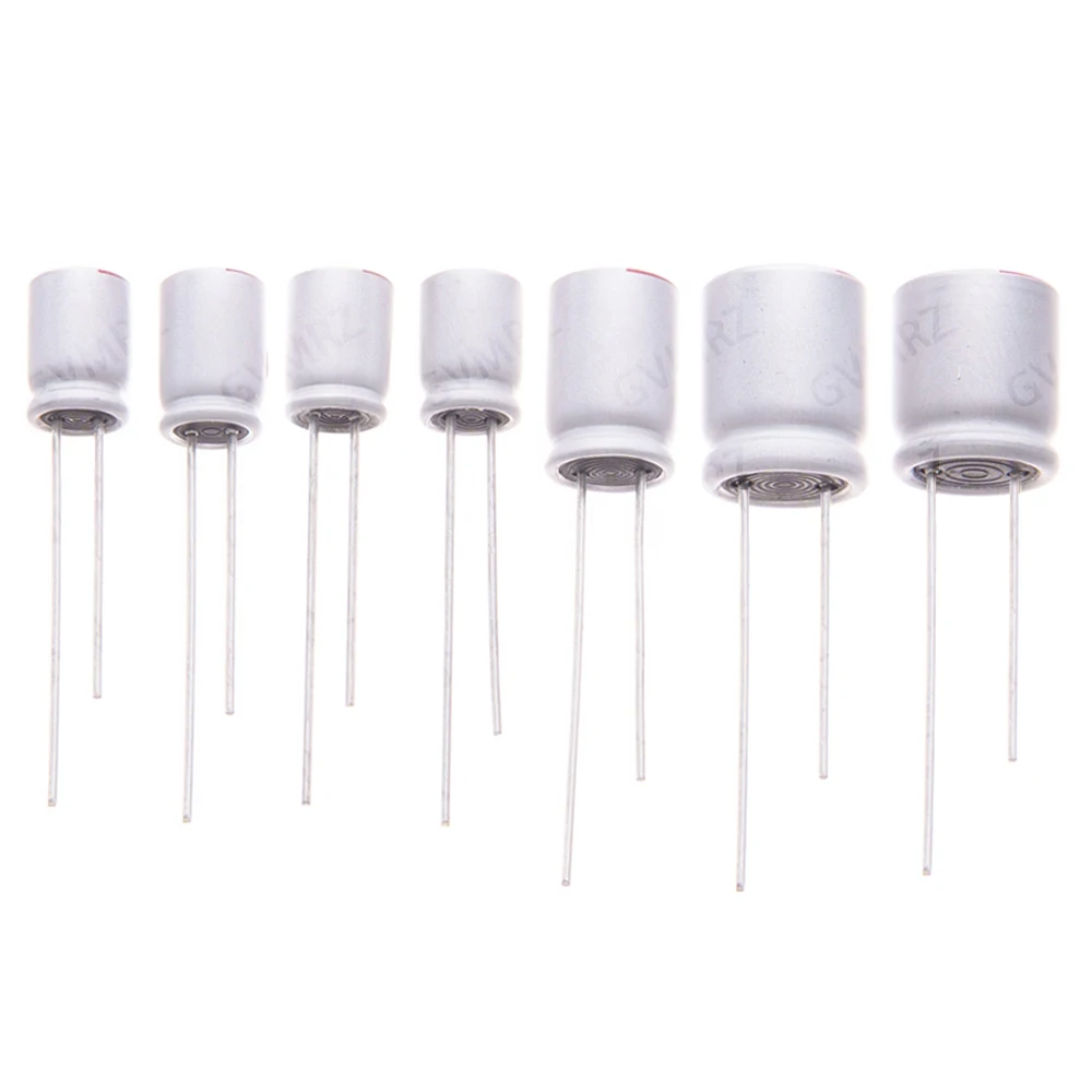 5PCS/10PCS 50V 47uF 470uF 680UF 820UF DIP Solid Electrolytic Capacitor 6.3V 10V 16V 25V 35V  100uF  220uF 1500UF Capacitance