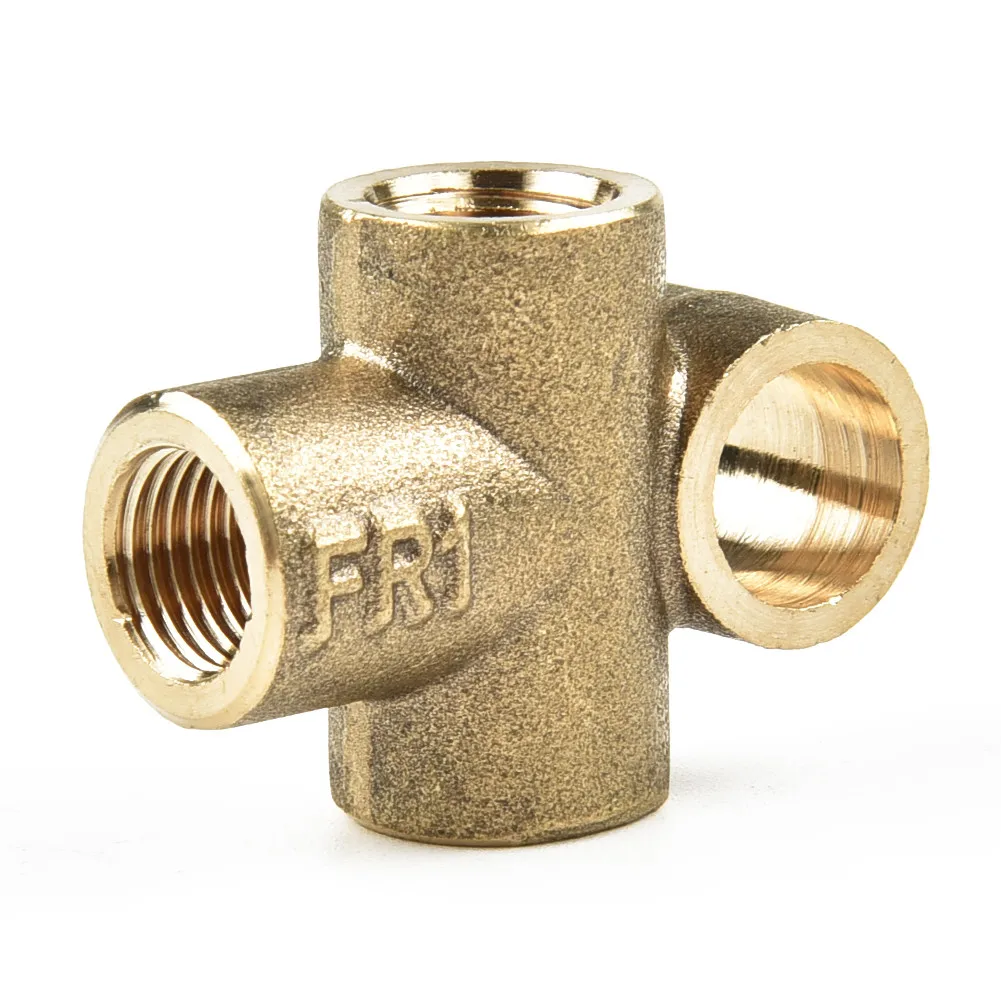 Reliable 3 WAY Tee Piece Brake Clutch T Connector, Suitable for Metric M10 Pipe, Ensures Optimum Functionality