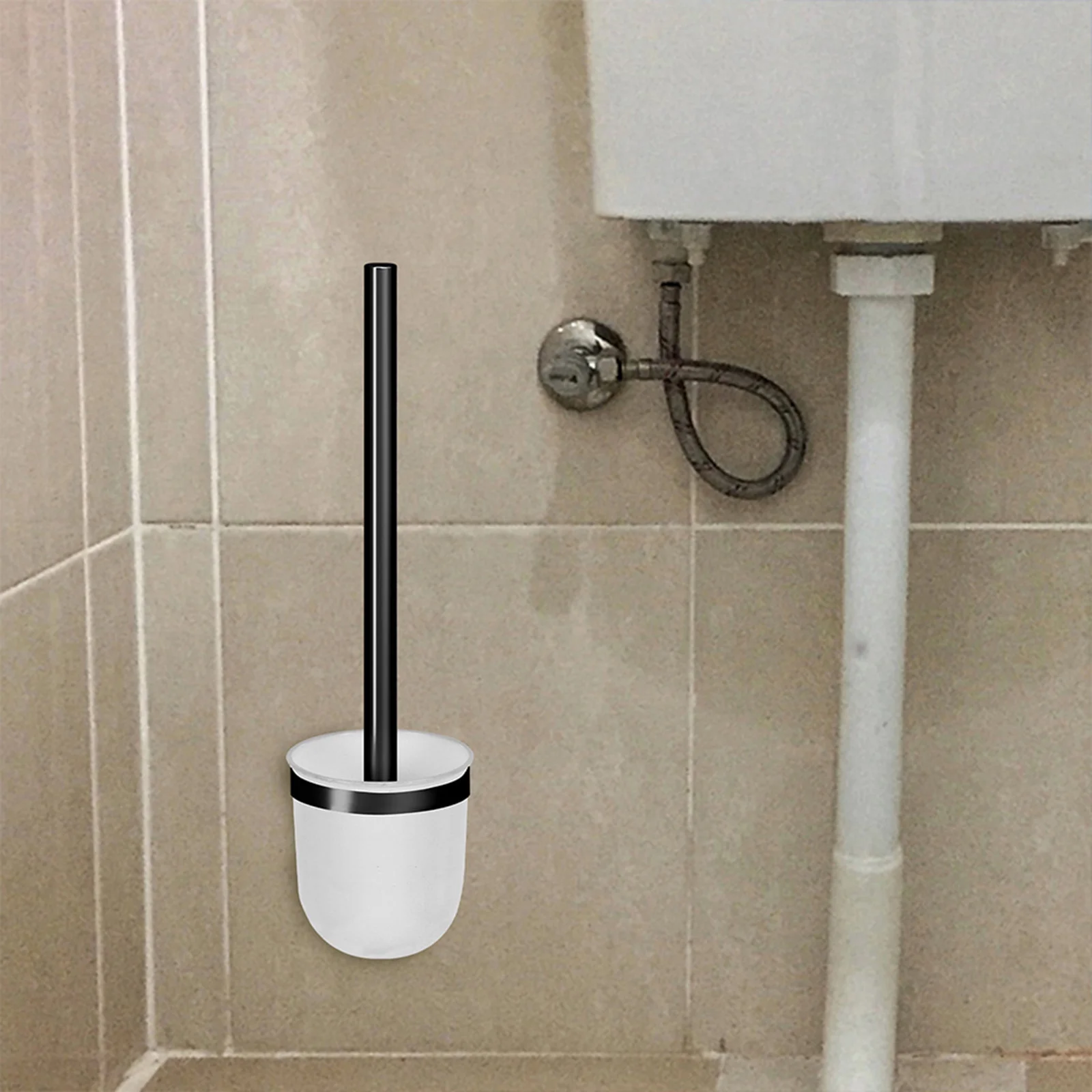 

2Pcs Toilet Brush Cups Household Plastic Holder Bathroom Cleaning Tool Storage Compact Space Saving Toilet Brush Holder
