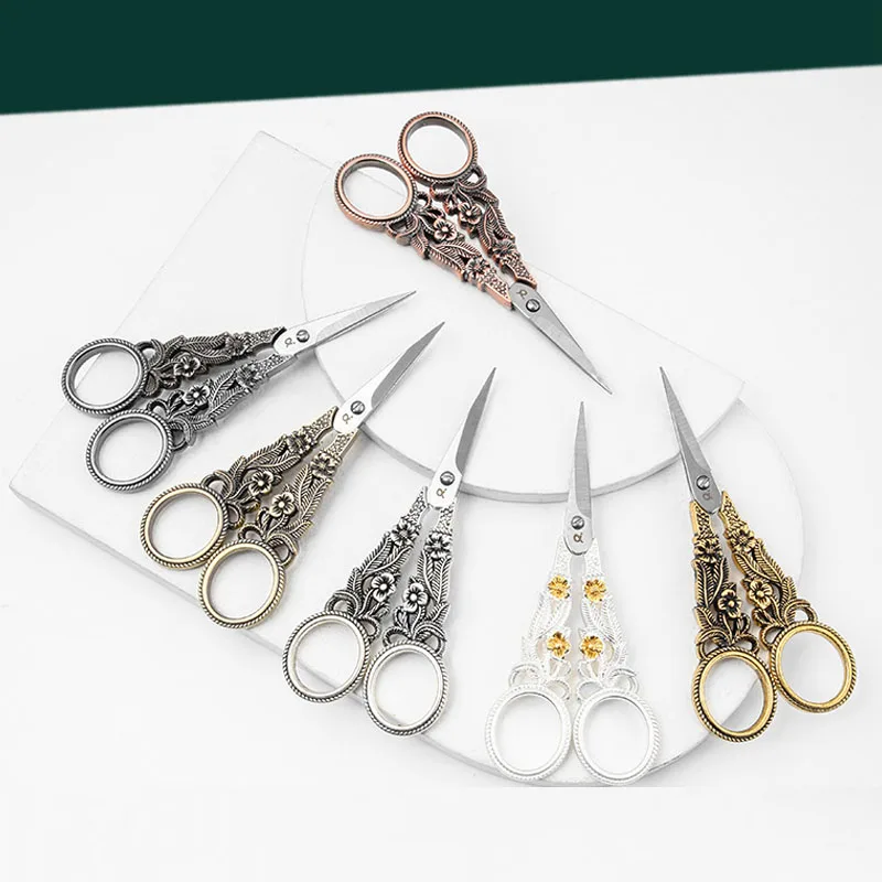 Vintage Tailor Sewing Scissors Craft Embroidery scissors DIY Craft Thread Small Scissor For Sewing And Needlework Cutting Shears