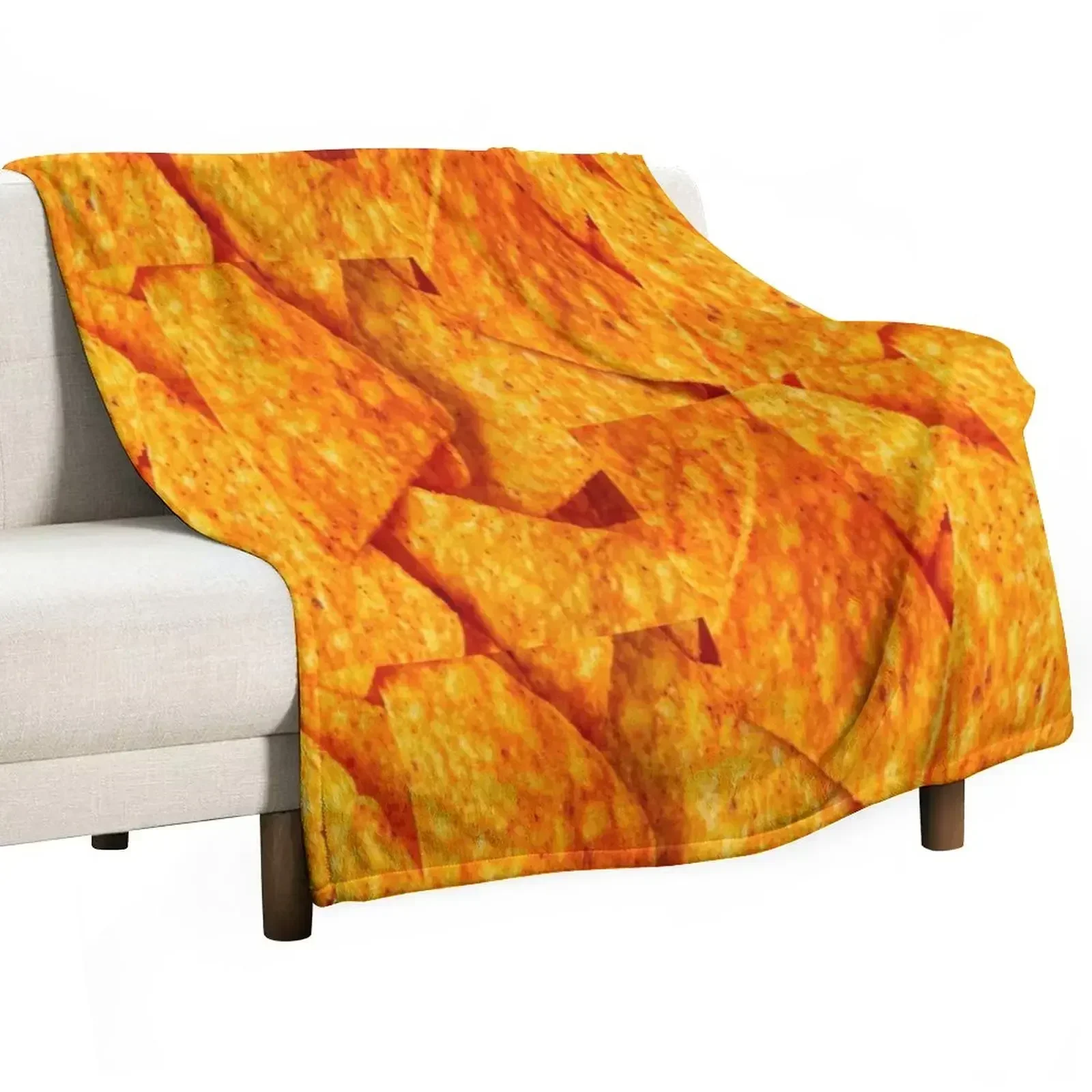 

Nacho cheese chips Throw Blanket Sofa Quilt Luxury Brand Plaid on the sofa Softest Blankets