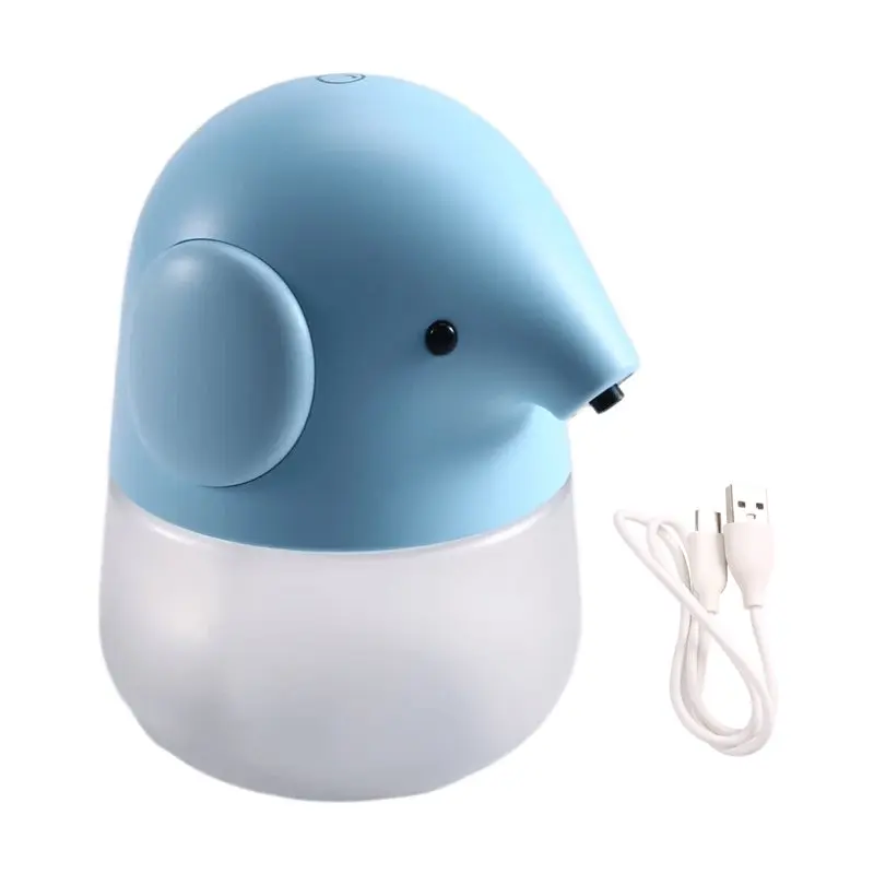 

AB41-Automatic Foam Soap Dispenser Cute Kids Touchless Hand Soap Dispenser,Waterproof, 300Ml For Bathroom Countertop