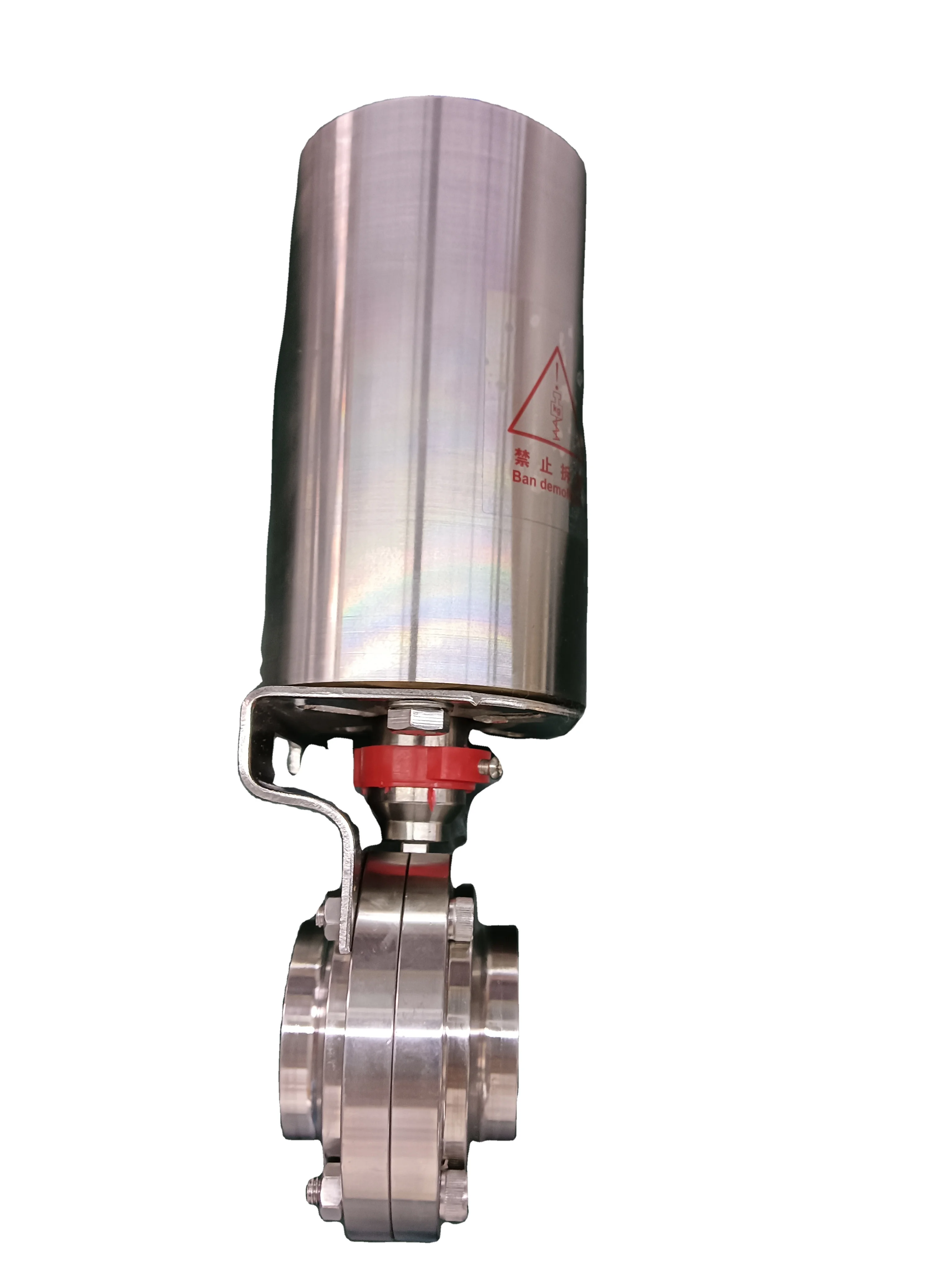 

SS304 Вертикальный пневматический зажим 5, запасное уплотнение-бабочка, силиконовый санитарный одиночный дроссельный клапан PN16