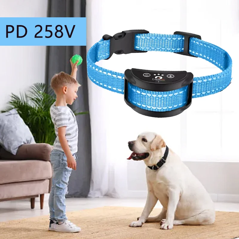 

Automatic Anti Barking Dog Collar Rechargeable Dog Barking Stopper Safe & Effective Electric Training Collar For Dogs-No Shock