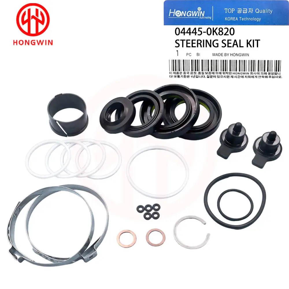 Power Steering Rack Seal Kit 04445-0K820 044450K820 For Toyota Hilux Revo Fortuner 2015-2022 4WD 2GD 1GD Gasket Kit 04445-0K090