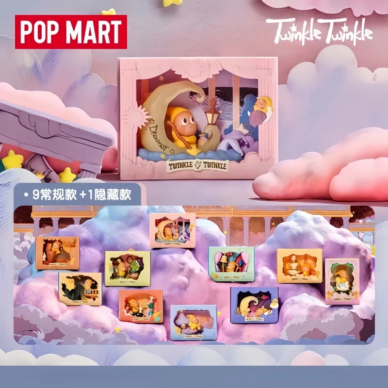 POPMART Original Twinkle Twinkle Light Up Series Scene Handmade