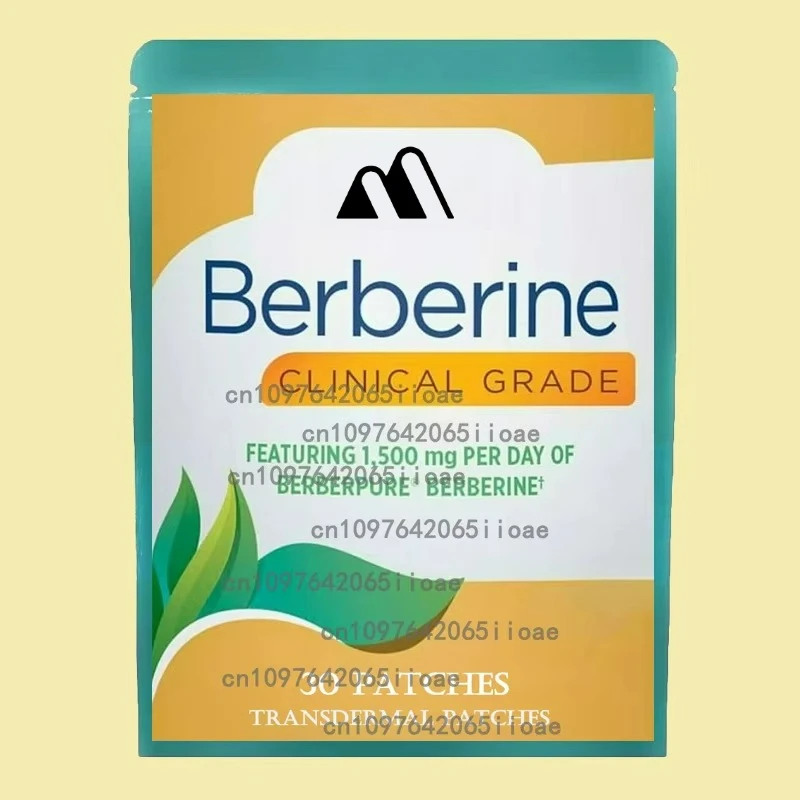 

30 Patches Berberine Transdermal Patches Immune System, Cardiovascular Heart
