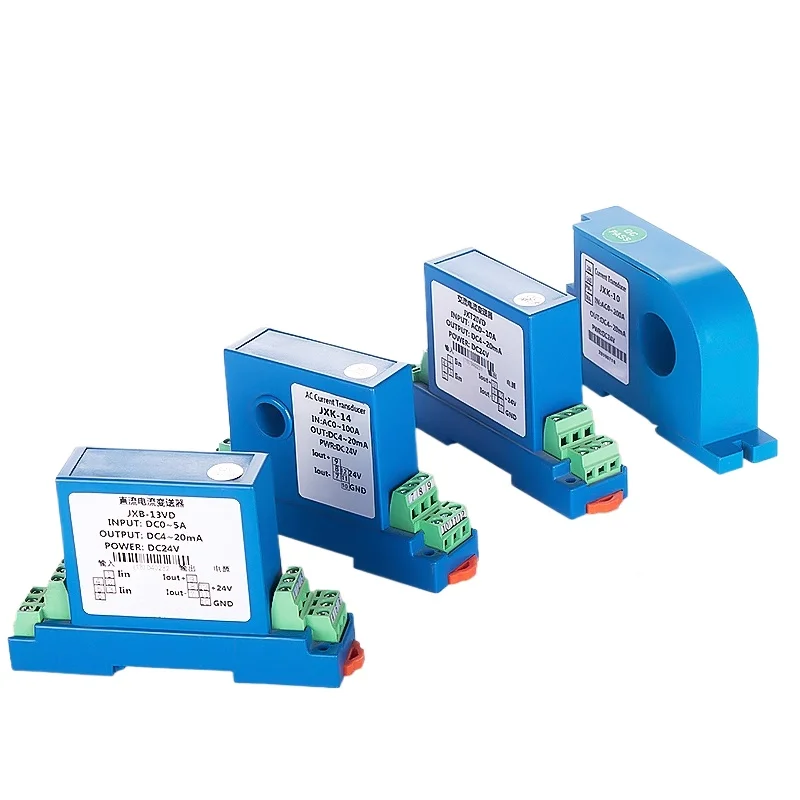 

AC Current Transmitter Module Hall DC Voltage Perforation Power RS485 Sensor 0-5 To 4-20mA