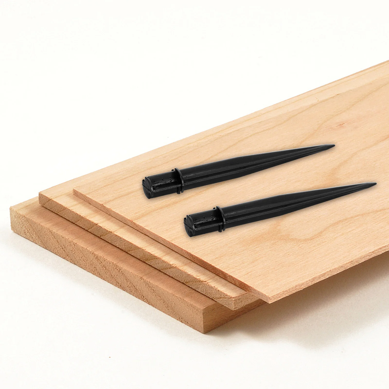 

10Pack Plastic Ground Spikes Solar Light Stakes Durable Stable Easy Install Pathway Lights Garden Lamp Holders Outdoor Decor