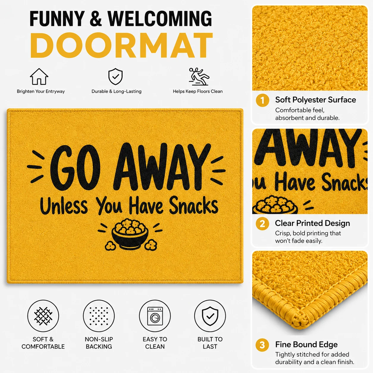 Custom Funny Text Doormat Desi - огляд і ціна Home Textiles Company