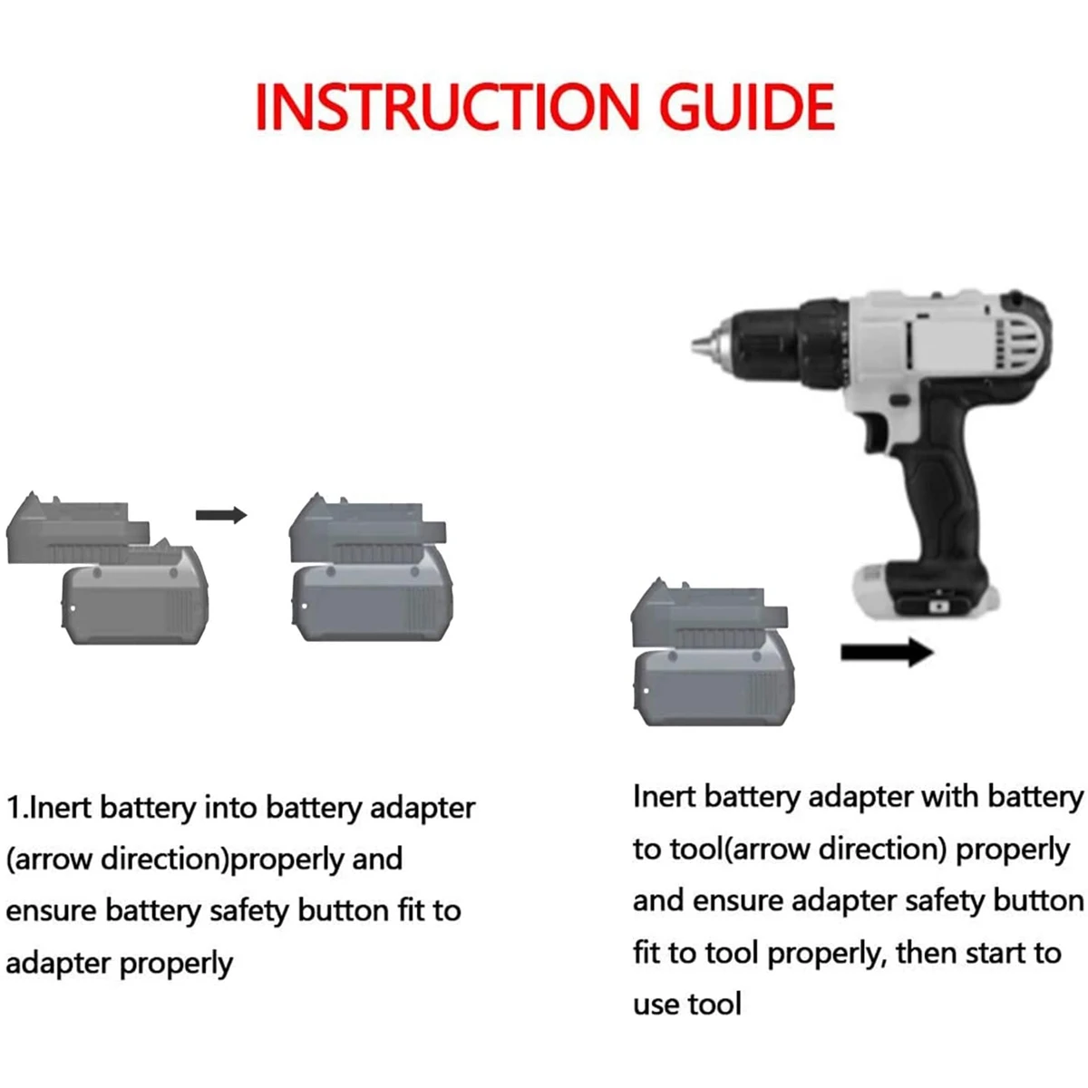 

Highly Recommended.DW18ML Battery Adapter Converts for DeWalt 18V/20V Lithium Battery