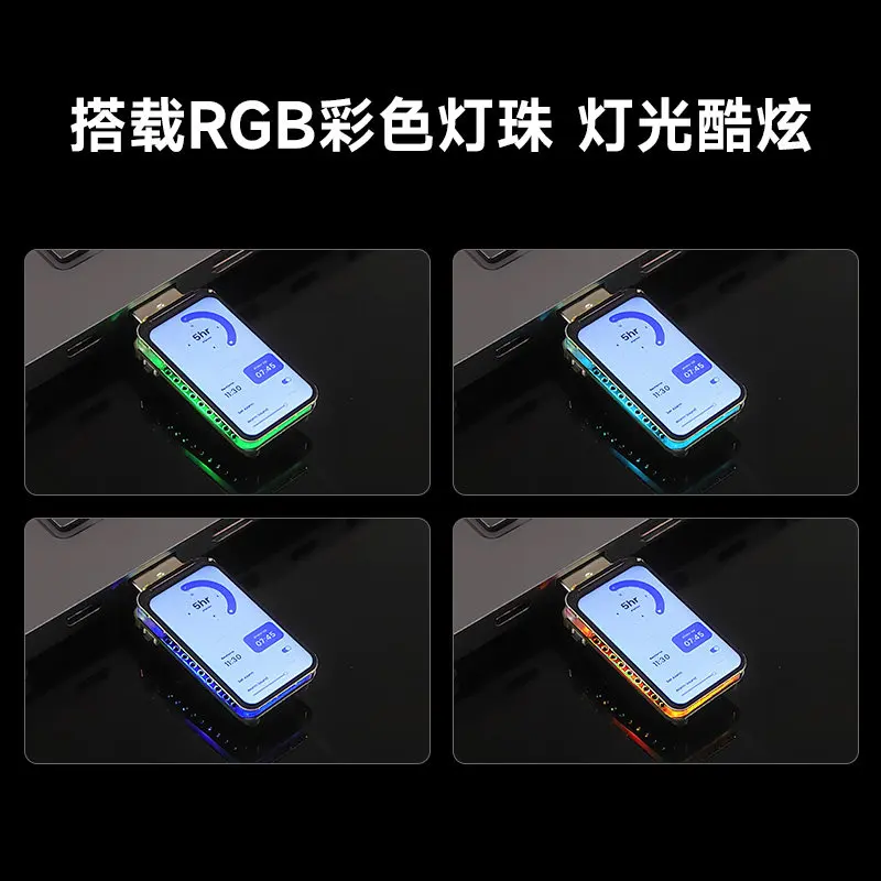 ESP32-S3 development board 1.47 inch LCD display is suitable for on-board RGB color lamp beads full speed USB serial port