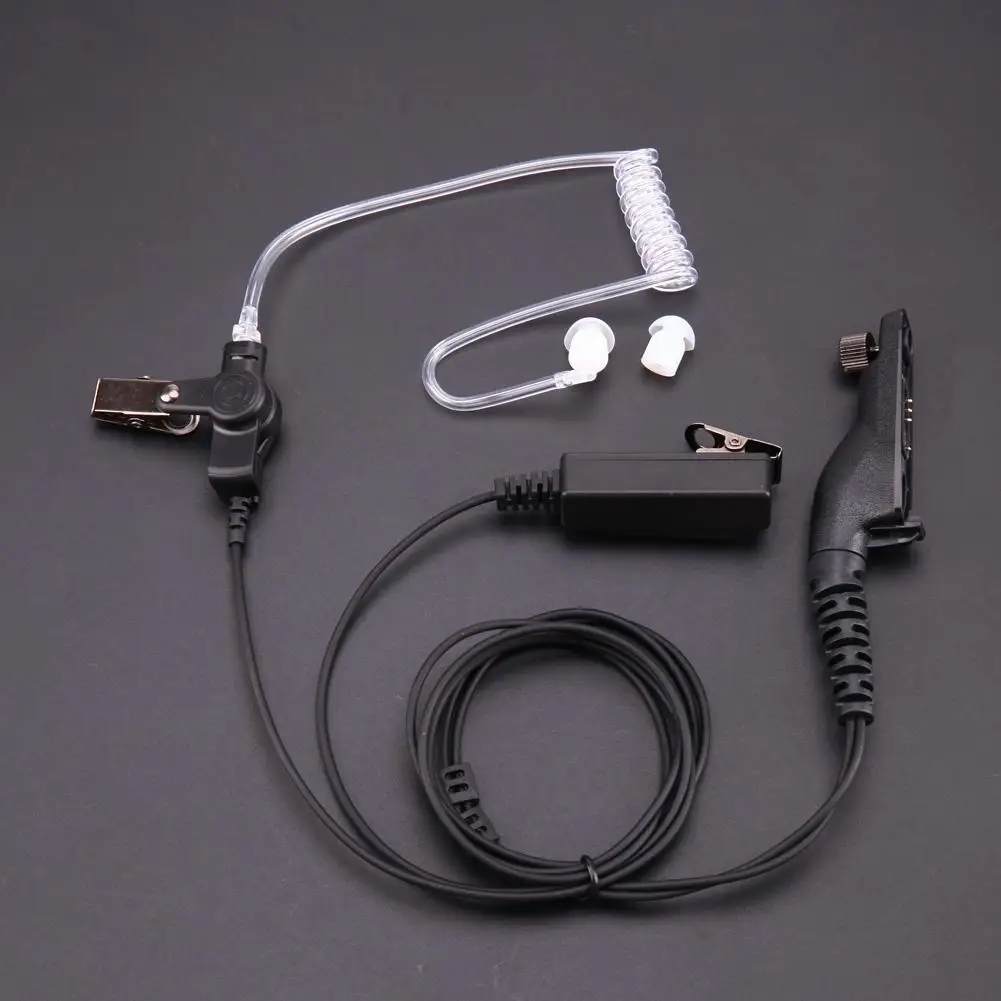 Earphones Wired Headphones  Protection Air Tube Earphone Hook Headset with Mic Control Handsfree Supplies