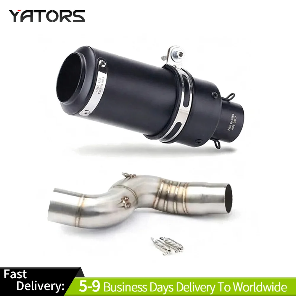 

For Kawasaki Ninja ZX6R ZX636 2004-2008 Motorcycle Exhaust Mid Link Pipe Muffler Exhaust Exhaust Systems Exhausts Pipes