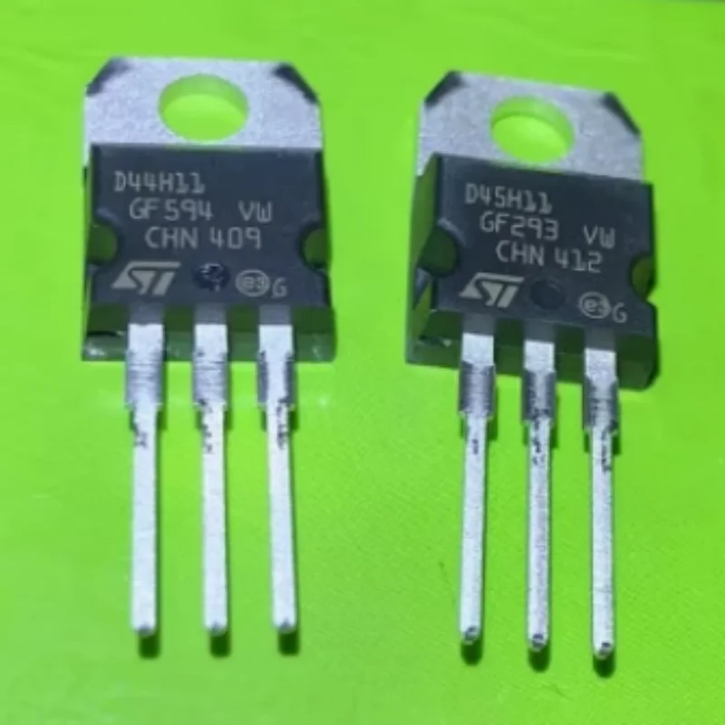 

5pcs/lot D44H11 D45H11 NEW Original Genuine Chip Packing TO-220