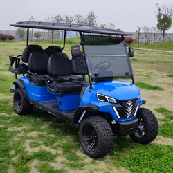 2024 Latest 2+4 Seater Electric Golf Cart with Lithium Battery Wholesale and Retail