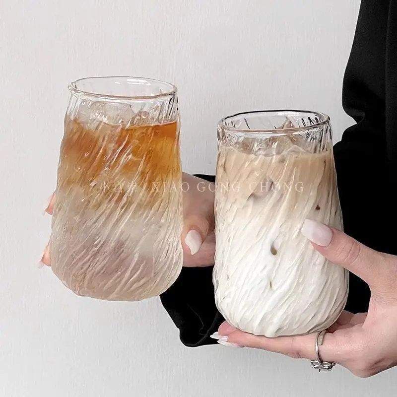 

Black Pink Ceramic Coffee Mug Large Porcelain Latte Tea Milk Mark Cup for Office home Reactive Colors Pottery Tea Cup