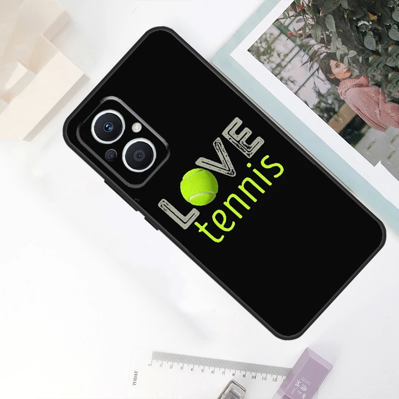 حقيبة رياضية لكرة التنس لـ OPPO ، Reno 11F ، 10 Pro ، 4 ، 5 ، 6 ، 7 ، 8 Lite ، 4Z ، 5Z ، 8T ، finد X5 ، X6 Pro ، X2 ، x3 غطاء نيو