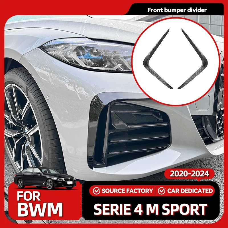 

Горячий автомобильный передний бампер, сплиттер, боковой спойлер, вентиляционное отверстие, ветровой нож, комплекты кузова для BMW 4 серии G26 M Sport 2020-202, эмблемы
