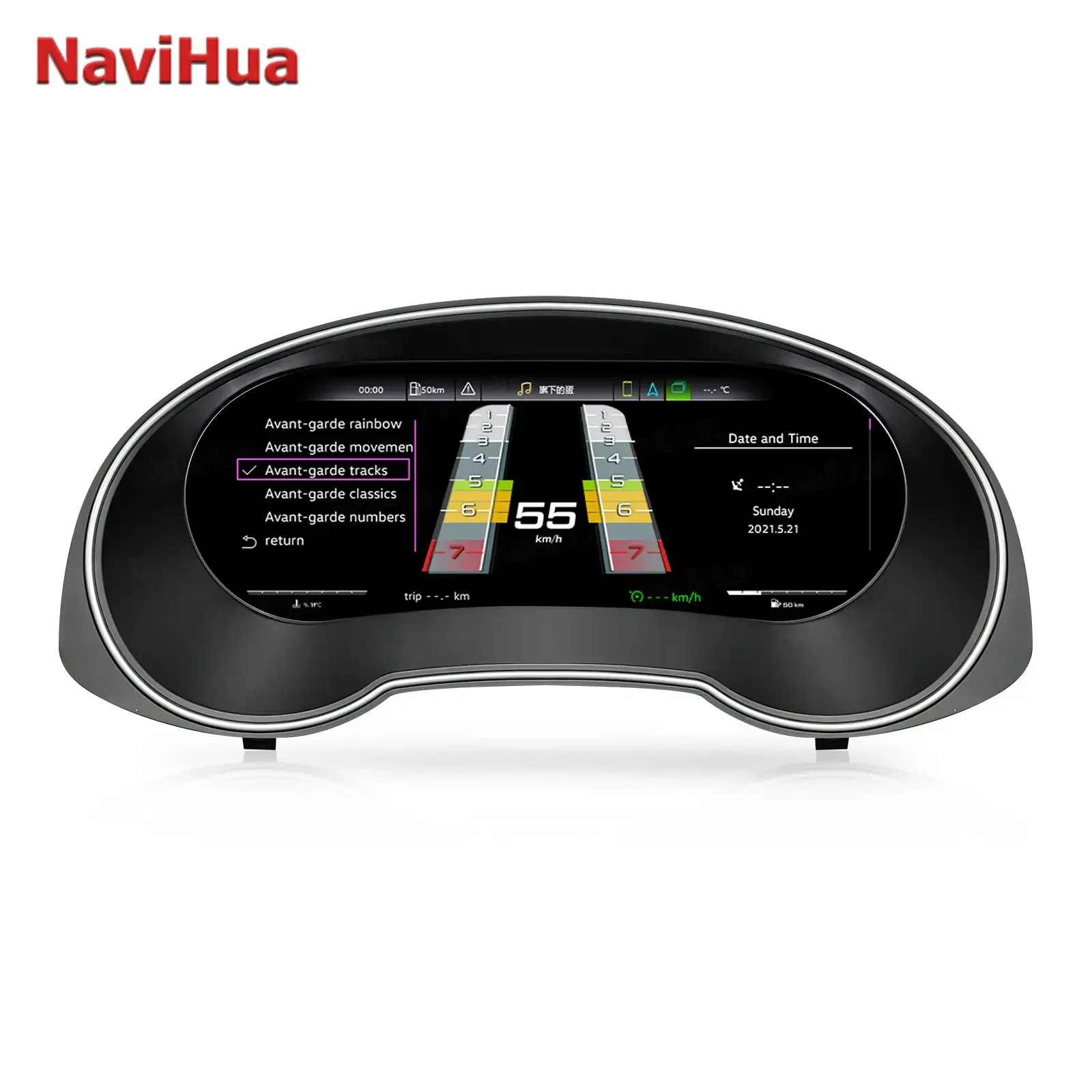 

NaviHua New Arrival 10.25'' Car Digital Cluster Auto Speedometer Linux System LCD Dashboard LCD Instrument for Audi Q3 2012-2018