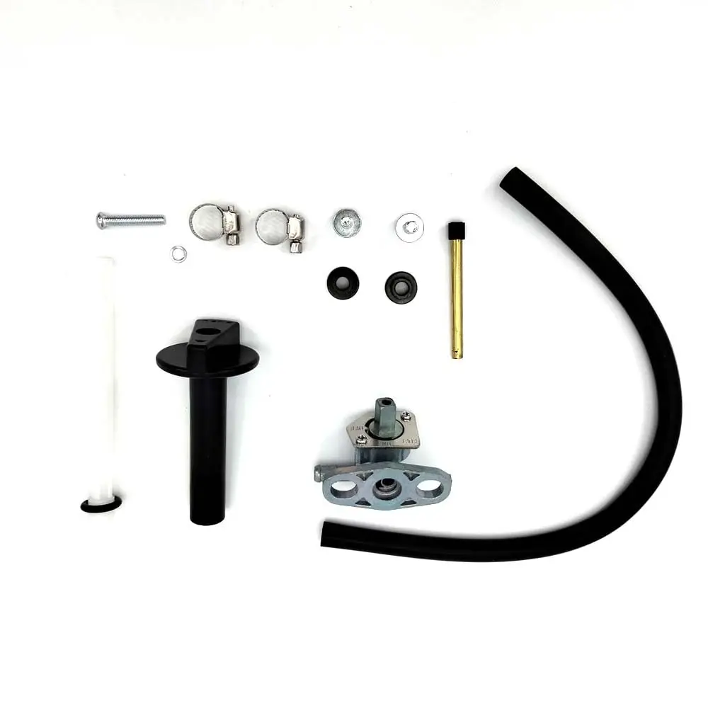Fuel Valve Petcock Switch w/ Lever Screw For Honda Foreman 450 TRX450 1998-2004