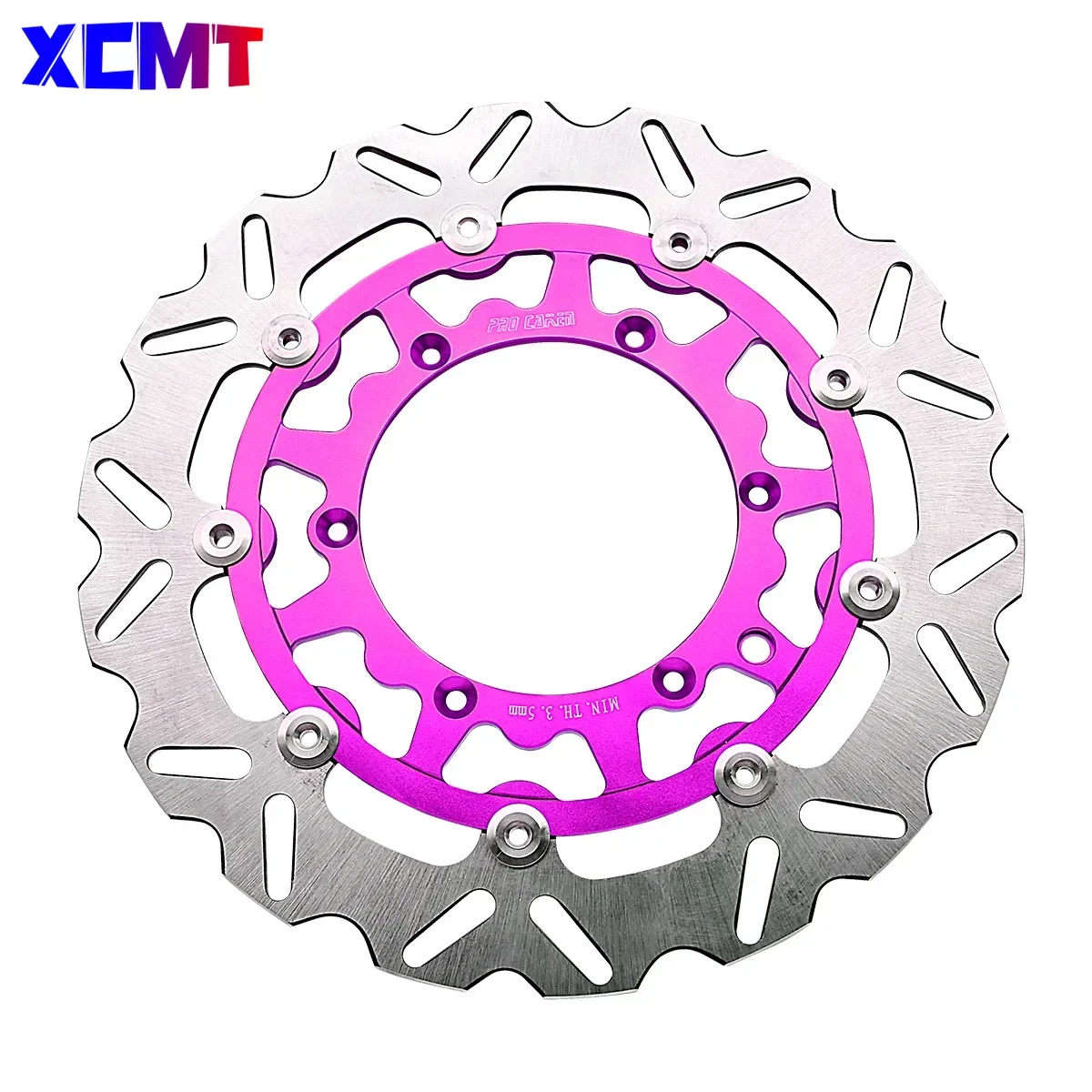 320MM Oversize Front Wavy Floating Brake Disc Rotor For 1998-2020 2005 2006 2007 2008 YZF PMZ RMZ PMX KXF CR CRF SX XC EXC XCW