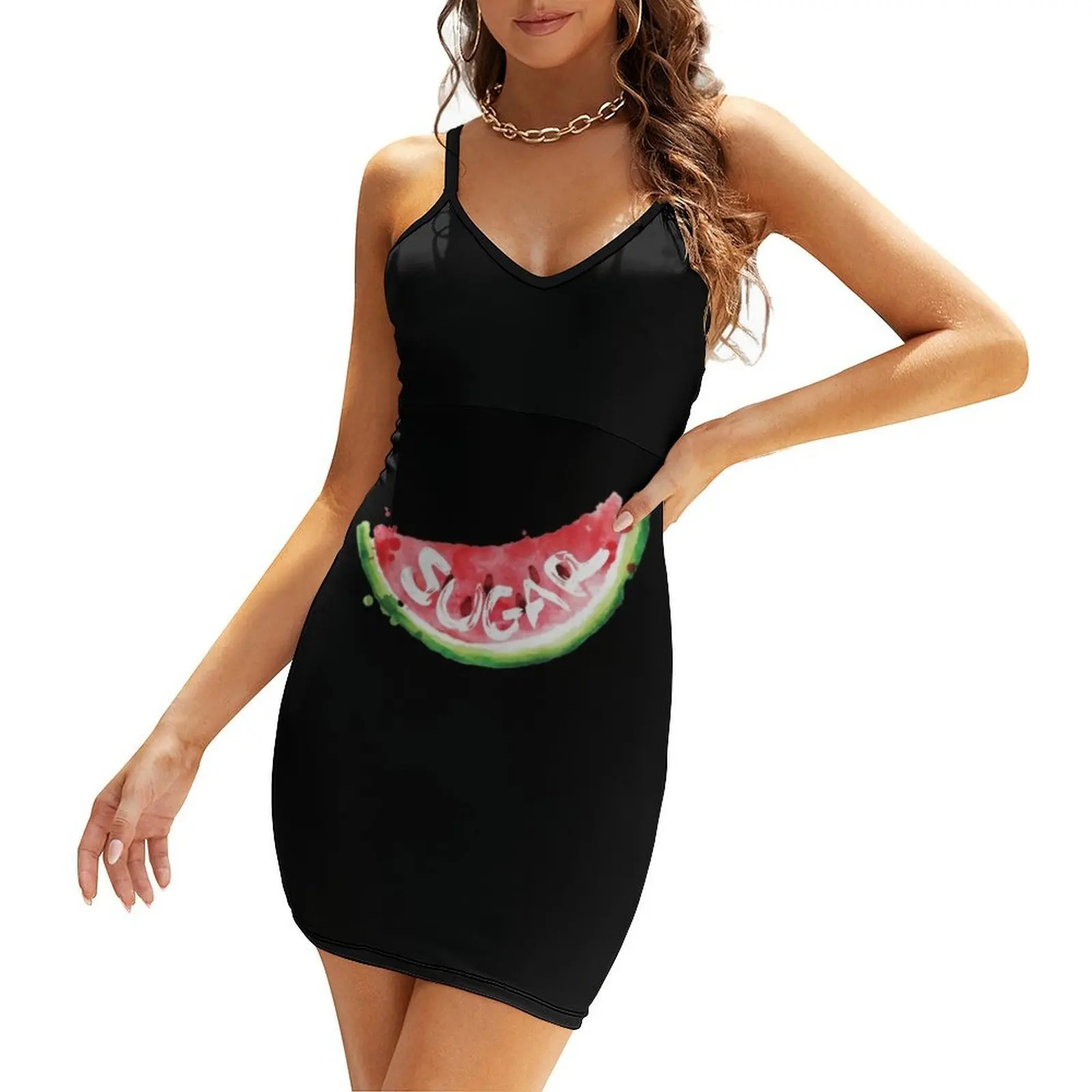

Watermelon Sugar| Perfect Gift Sling Dress luxury woman party dress evening dresses women women's clothing summer 2025 novelties