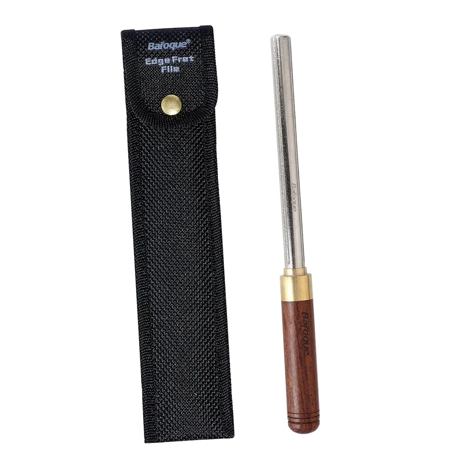 Guitar Fret Crowning Dressing File Edges File Leveling Polishing Repair Luthier Tool with 3 Crowning Grooves for Electric Guitar
