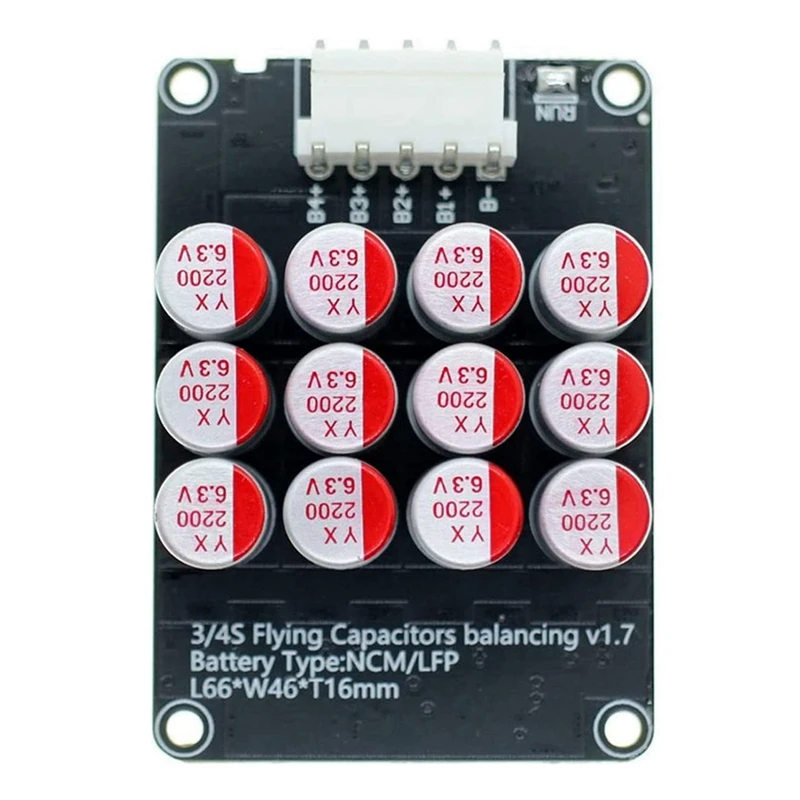 Hot 4PCS 4S Active Equalizer Balancer Lifepo4 / Lipo/ LTO Battery Energy Equalization Capacitor BMS Board