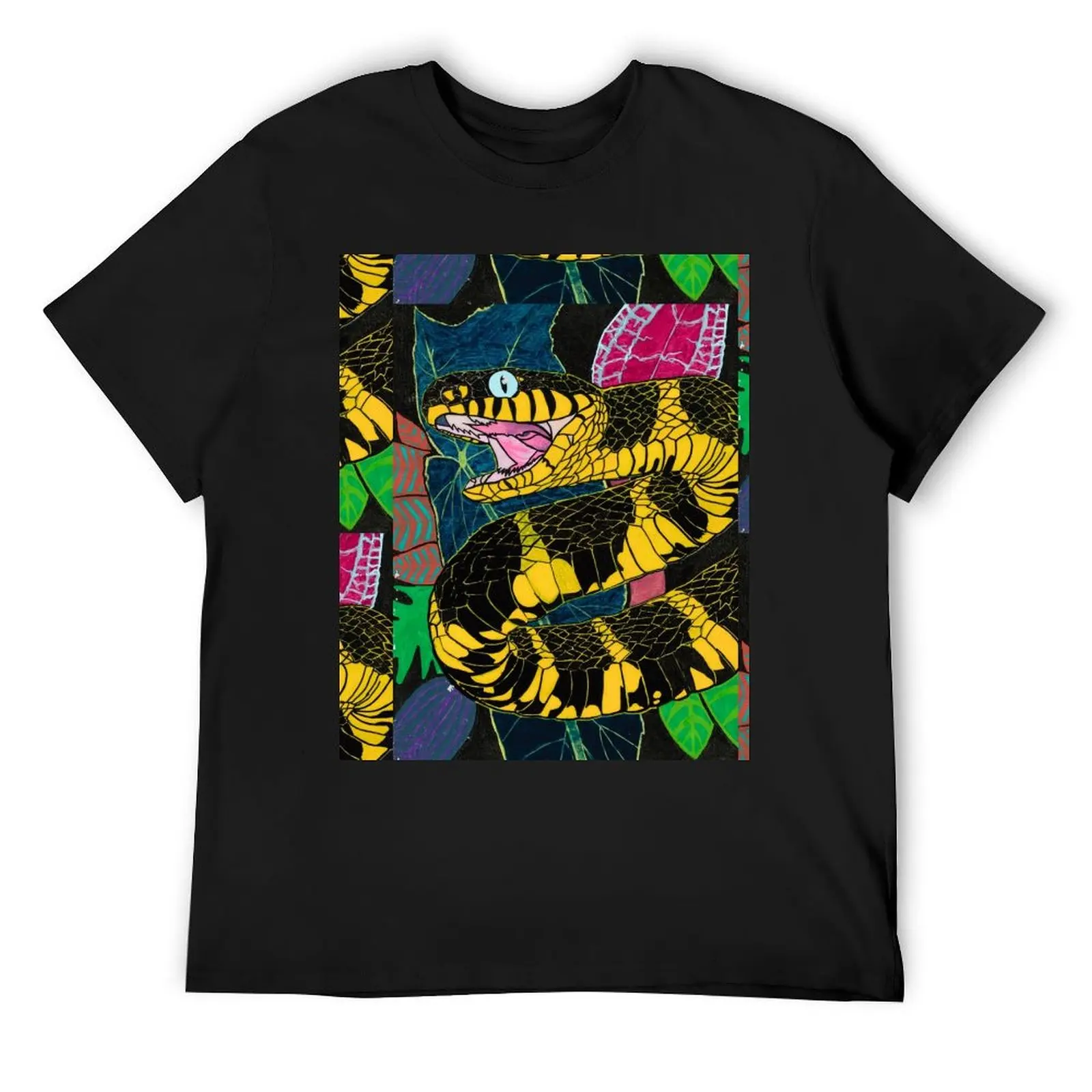 

Mangrove snake T-Shirt valentines boutique clothes quick-drying oversizeds valentines clothes Men's t shirts
