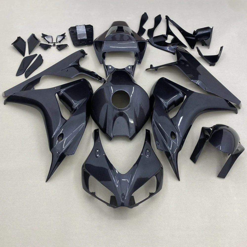 

Carbon Fiber Painted Fairing Motorcycle Left Right Tank Side Cover panel For Fit HONDA CBR1000RR 2006 2007