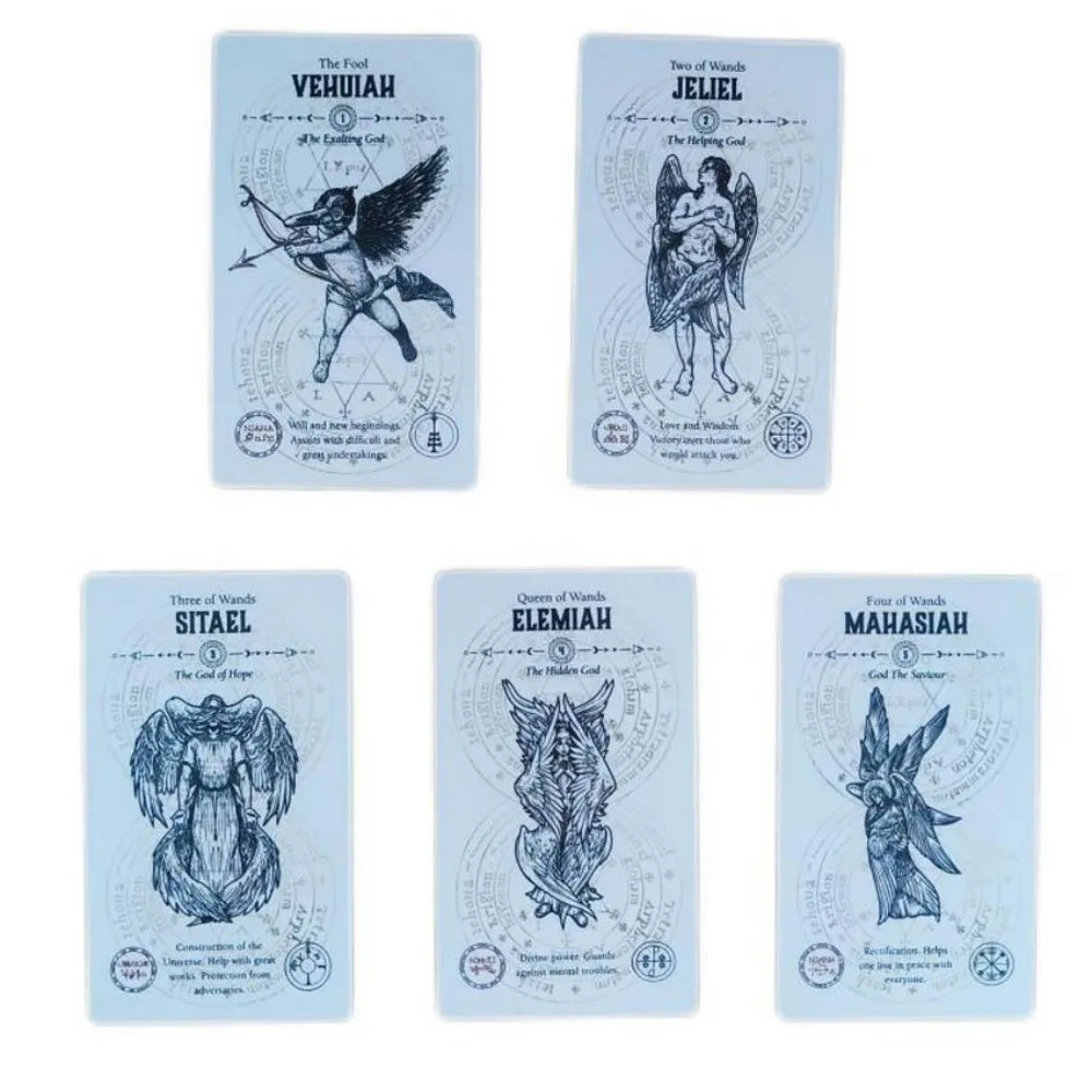 

12x7 cm Angel Tarot Deck Paper Manual Card Games