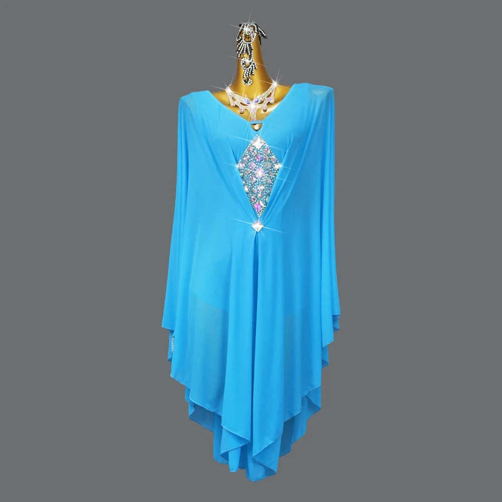 2025 Latin Dance Oefenkleding Carnaval Kostuum Vrouwen Sportpak Podium Meisje Ballroom Amerikaanse Jurk Volwassen Prom Party Partijen