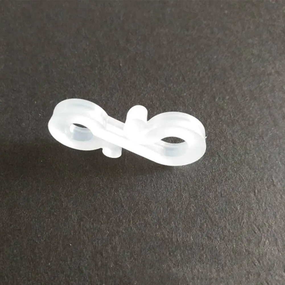 

100 Pcs Xmas Light Clip Christmas Hooks for Decoration Outdoor Lighting White Plastic