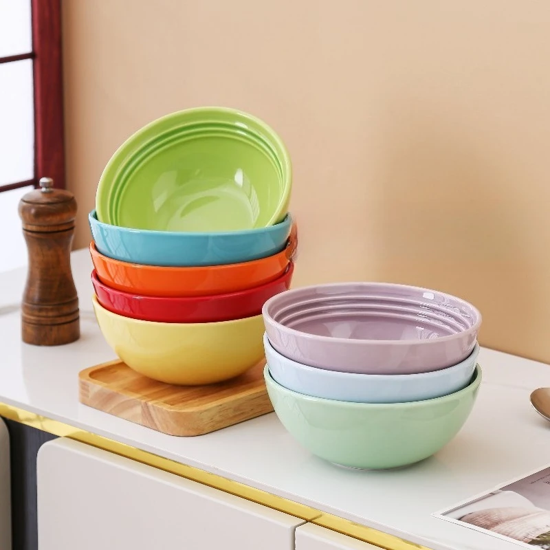 Cool Color Bowl Diameter 16cm Practical Noodle Bowl Rice Bowl