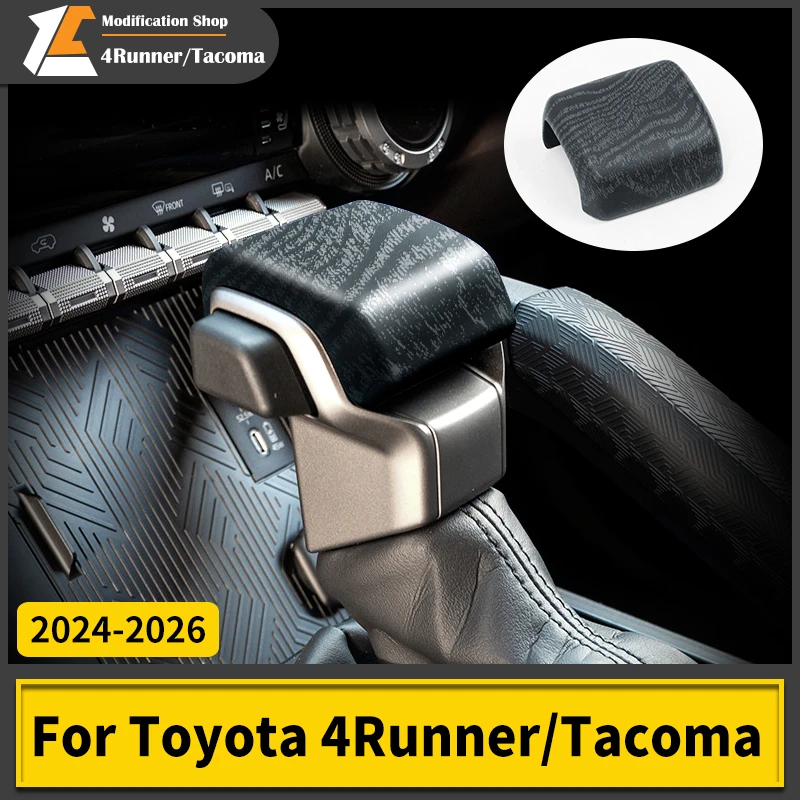 

For 2024 2025 2026 Toyota Tacoma 4Runner Gear Head Cover Decorative sticker Interior Protection Accessories Car Styling Upgrade