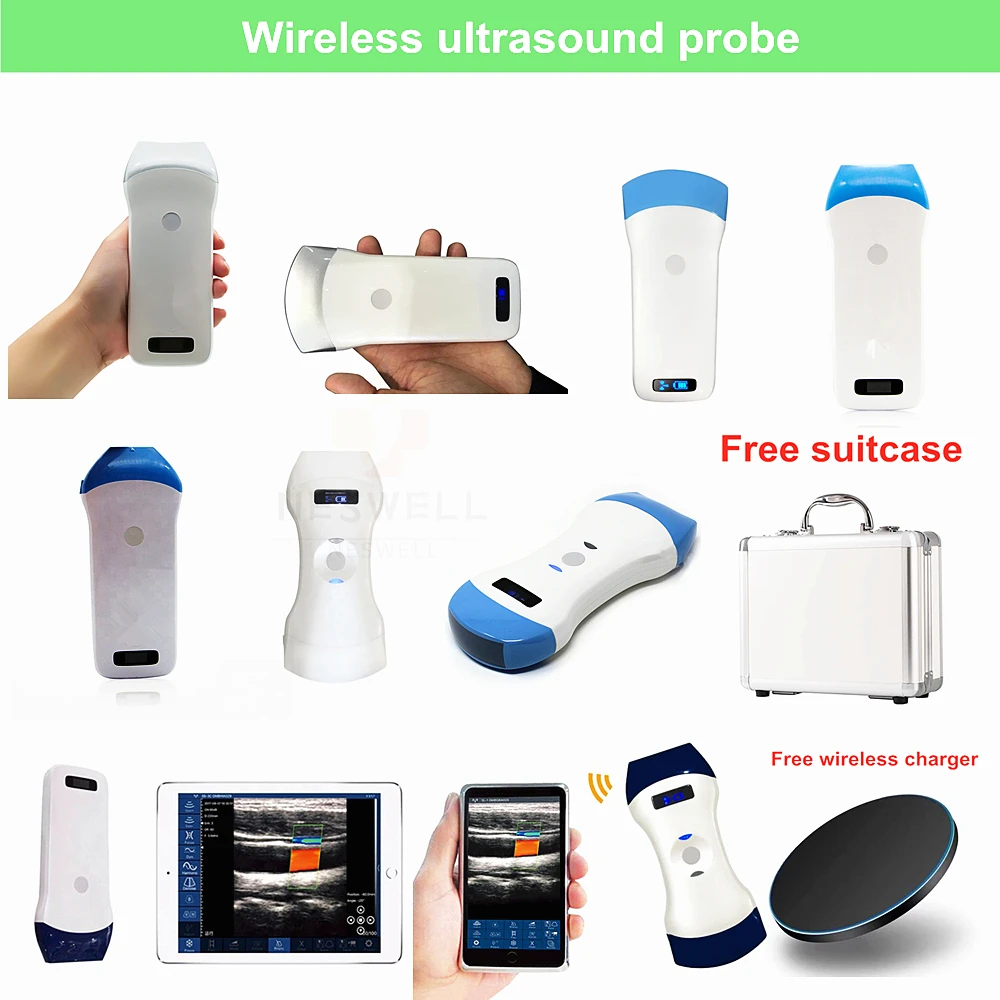 

Sonostar Wifi Scanner Wireless Handheld Ultrasound Probe Machine Color Doppler Linear Convex Support ISO Andriod Windows