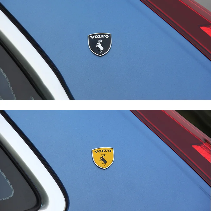 سيارة الجانب لاصق الشعار اكسسوارات الديكور لفولفو Rdesign Polestar AWD V50 S60 XC60 S40 XC40 XC90 V60 S80 S90 V90 V70 T6 T8