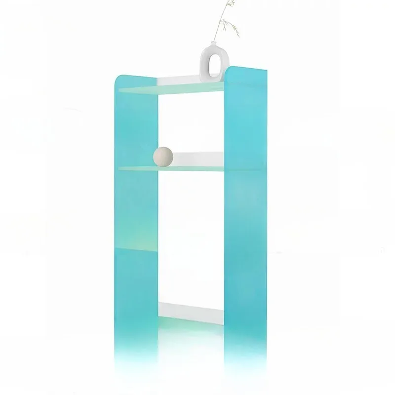 Multi-layer display rack Storage shelf Light luxury bookcase Wine cabinet