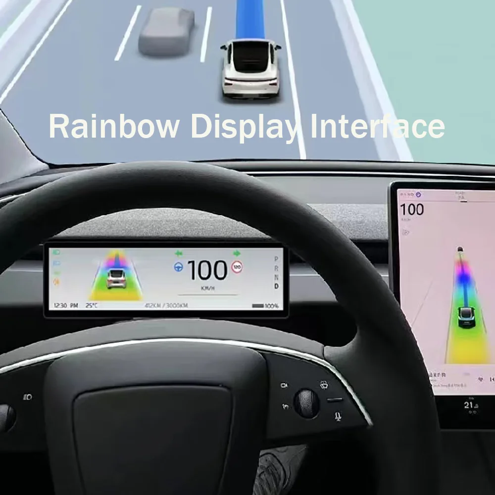 EANOP-Painel Smart HUD para Tesla Modelo Y 3, Highland Reset, ventilação de ar livre, direto da fábrica, EN88, 8.8