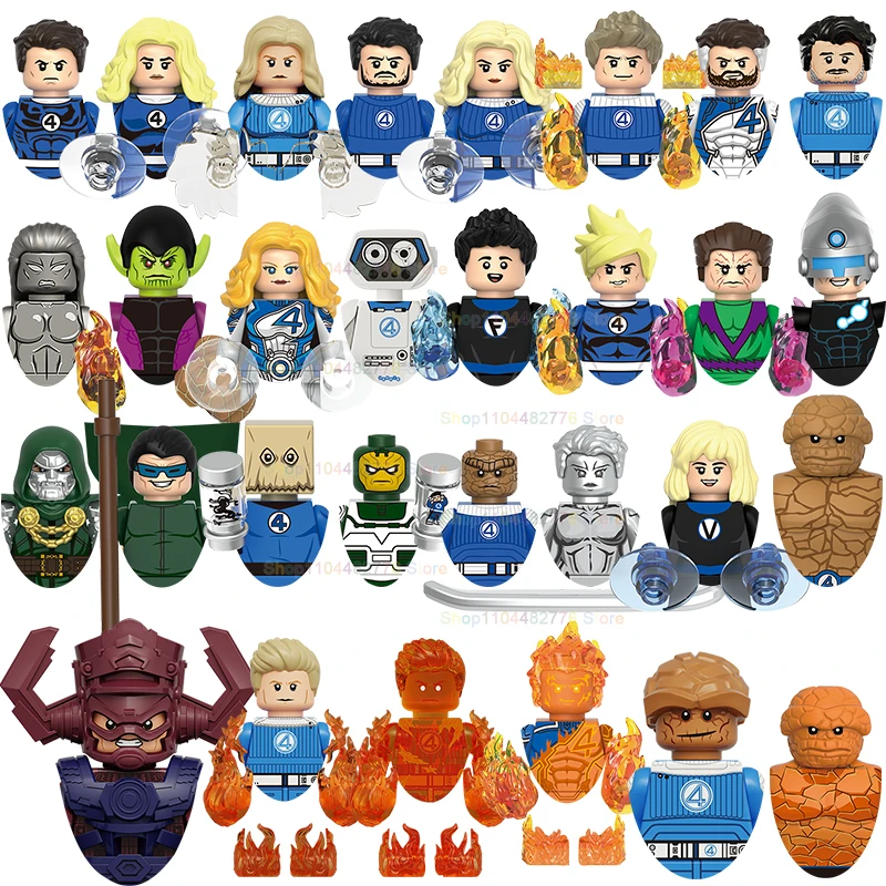 

Blind Box Mini cartoon Building Blocks Gift Children's Assembly Toys Birthday Party Gift Mini Action Figure toys