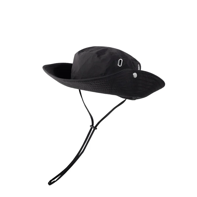 Wide Brim Quick Dry Bucket Hat for Outdoor Adventures Foldable Sun Protection Cap for Camping Hiking Fishing & Western Style