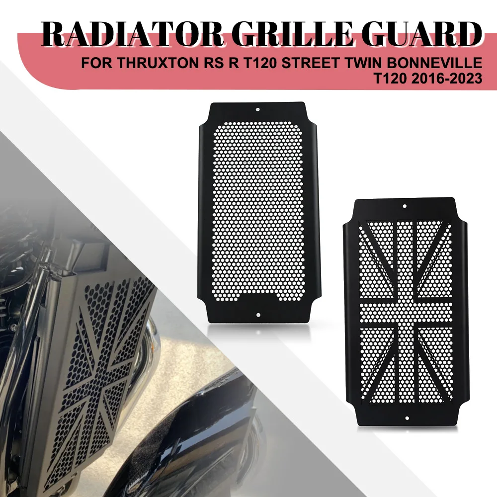 

Защитная решетка радиатора для Thruxton RS R T120 Street Twin Bonneville T120 2016 2017 2018 2019 2020 2021 2022 2023