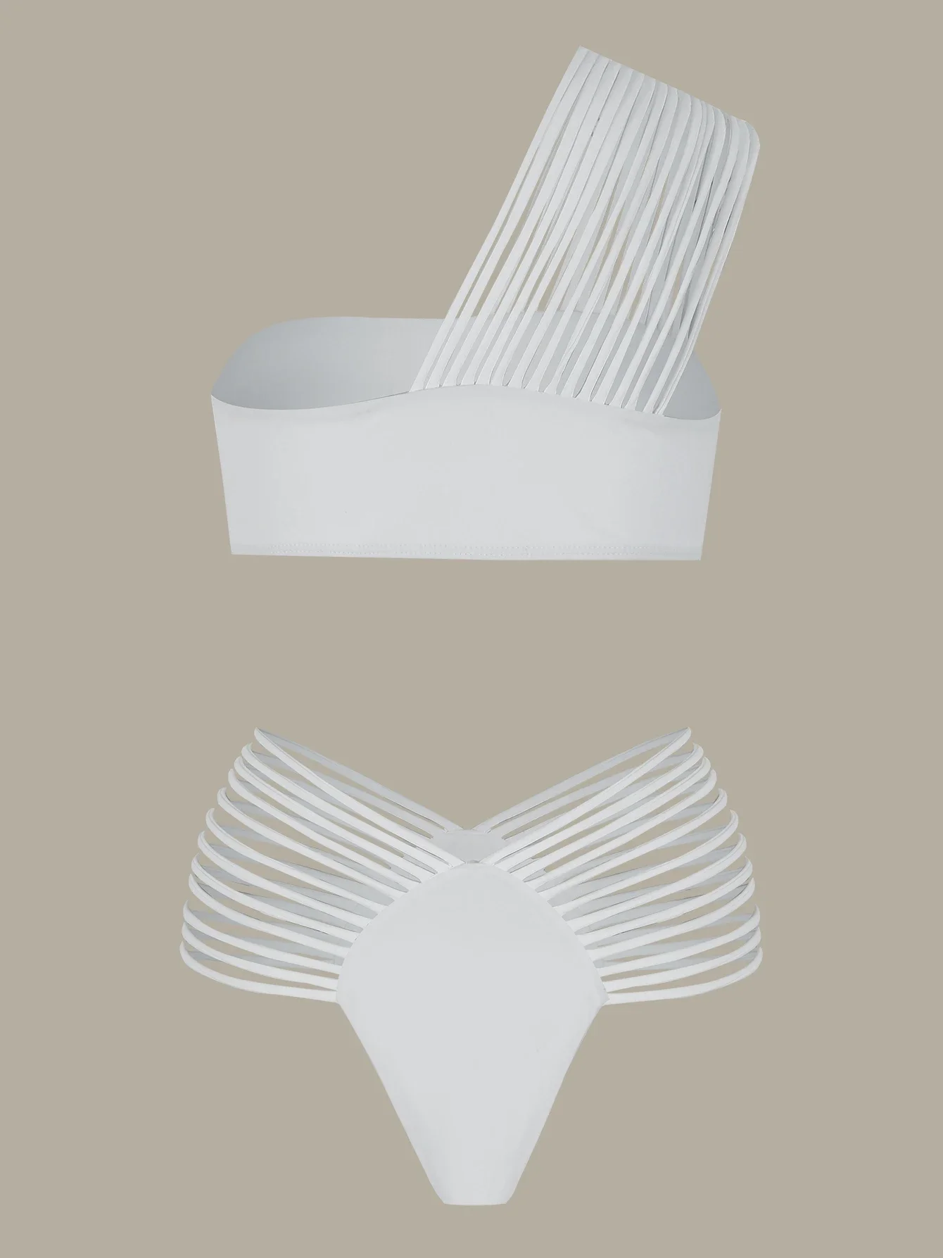 Sexy Strappy Micro Bikini Set for Women, Two Piece Swimsuit, High Cut Swimwear, Brazilian Beachwear, Bathing Suit, 2024