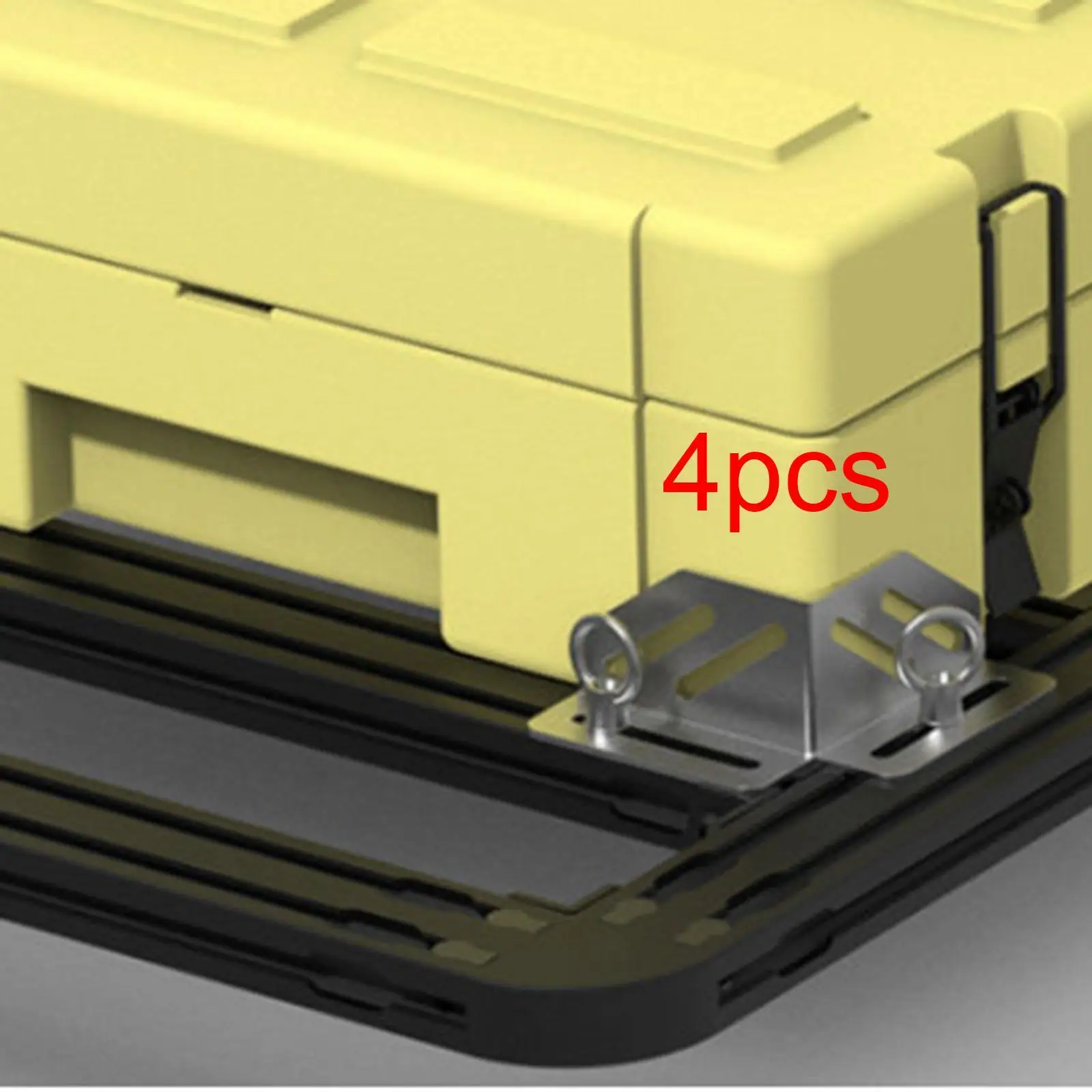 High Performance Corner Bracket Quick Release Secure Holder Stainless Steel for Universal Roof Rack Storage