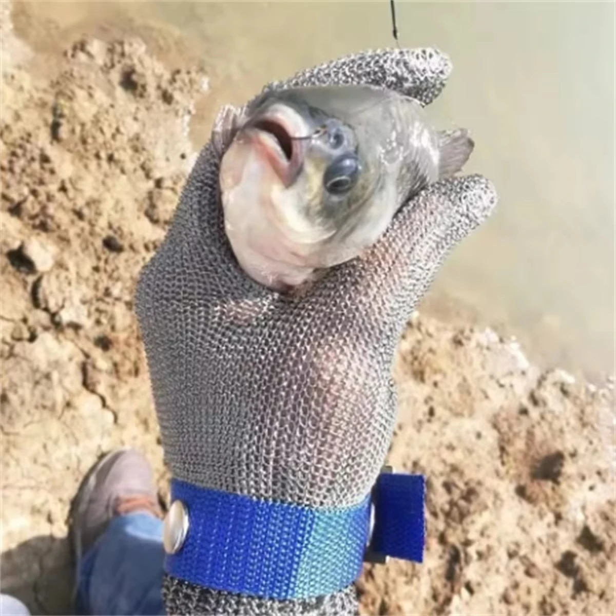 Stainless Steel Gloves Anti-cut Safety Cut Resistant Hand Protective Metal Meat Mesh Glove for Butcher Wire Knife Proof Stab image 4