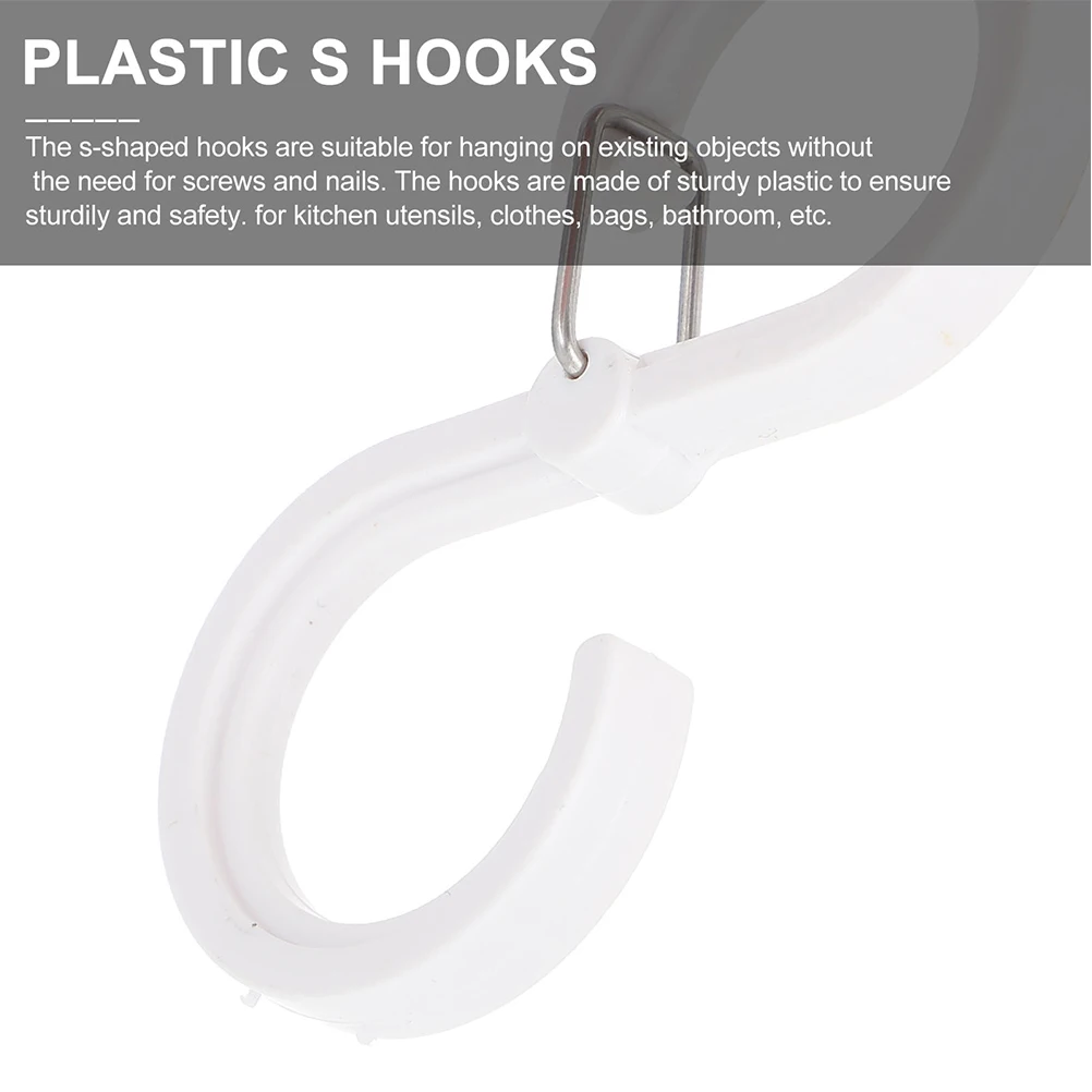 

16Pcs Heavy Duty S Hooks Practical Modern Kitchen Bathroom Closet Hangers Purse Hanger Backpack Hanger S Hooks